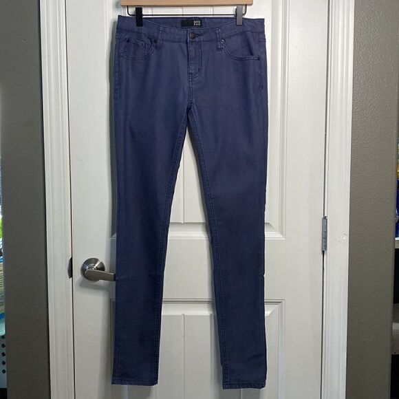 David Kahn Skinny Jeans Blue Colored Stretch Denim - Picture 10 of 10